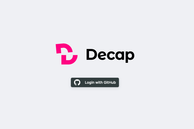 decap login
